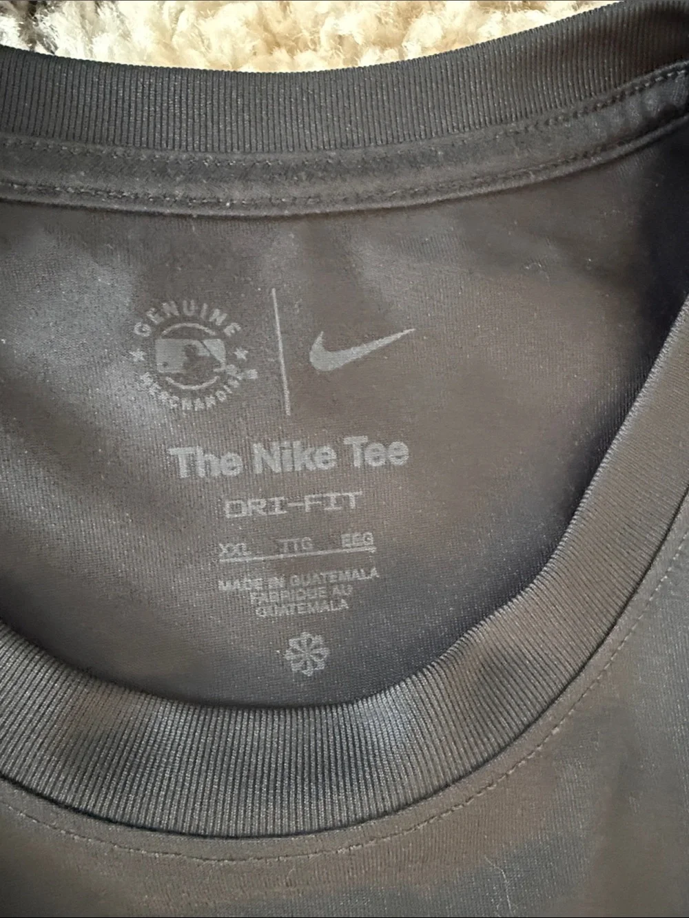 XXL - Nike Dark Gray Long-Sleeve Boston Red Sox Dry Fit Tee
